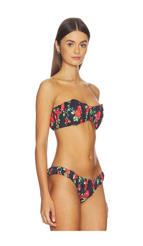 Leila Ruched Bandeau Bikini Top in . - size S (also in XS) - CAROLINE CONSTAS - Modalova