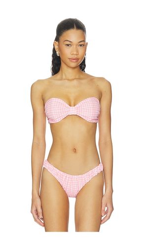 Maria Bikini Top in Pink. - size L (also in M, S, XS) - CAROLINE CONSTAS - Modalova