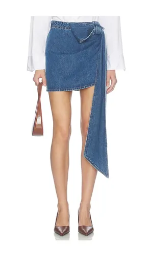 Draped Mini Skirt in -. Size L. Also in M, S, XL, XS - CLOSED - Modalova