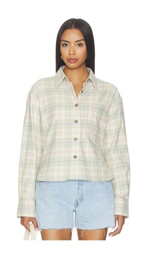 Cropped Oversized Shirt in Green. - size XXS (also in M, L, XL) - CLOSED - Modalova