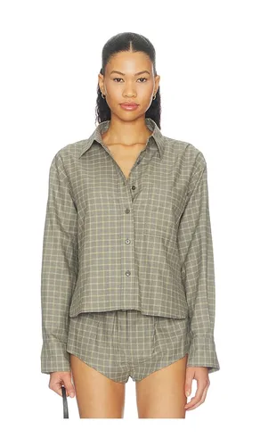 Cropped Oversized Shirt in . Taglia L. Also in M, XL, XXS - CLOSED - Modalova