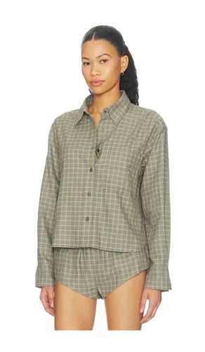 Cropped Oversized Shirt in . Taglia L. Also in M, XL, XXS - CLOSED - Modalova