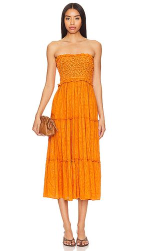 Vestido midi allegra en color naranja talla L en - Orange. Talla L (también en M, S, XL) - Cleobella - Modalova
