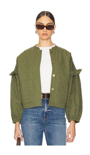 Bobbi Reversible Jacket in Army. - size L (also in M, S, XL, XS) - Cleobella - Modalova