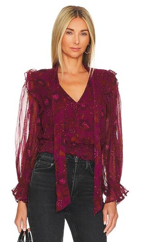 Blusa olivia en color vino talla L en - Wine. Talla L (también en M, S, XS) - Cleobella - Modalova