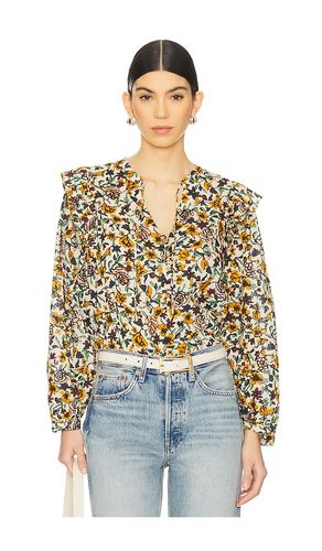 Malin Blouse in Yellow,Navy. - size L (also in M, S, XS) - Cleobella - Modalova