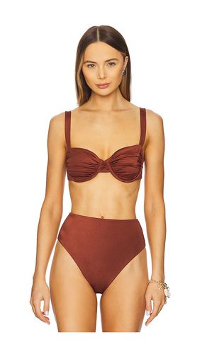 Beckett Bikini Top in Burnt Orange. - size L (also in M, S) - Cleobella - Modalova