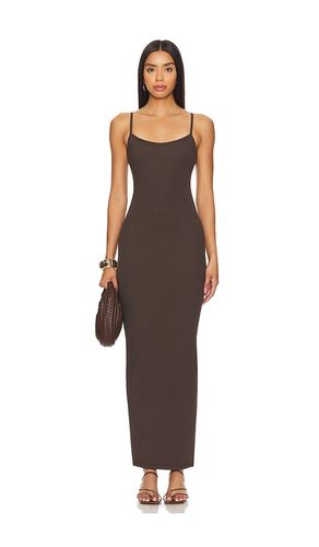 Donya Maxi Dress in Brown. - size L (also in M, S, XL, XS) - CLYQUE - Modalova