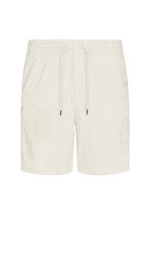 Jacquard Toweling Short in Cream. - size L (also in M, S, XL/1X) - Club Monaco - Modalova