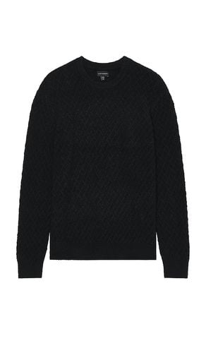 Boucle Half Diamond Crew Sweater in Blue. - size L (also in M, S) - Club Monaco - Modalova