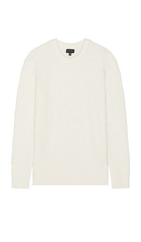 Boucle Half Diamond Crew Sweater in Cream. - size L (also in M, S, XL/1X) - Club Monaco - Modalova