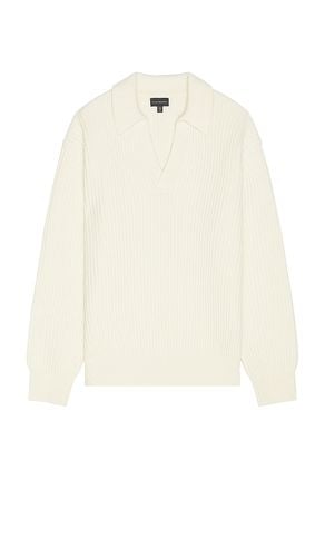 Open Collar Rib Sweater in Cream. - size L (also in S, XL/1X) - Club Monaco - Modalova