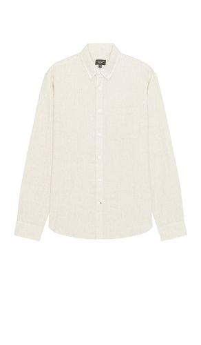 Long Sleeve Solid Linen Shirt in Cream. - size L (also in S, XL/1X) - Club Monaco - Modalova