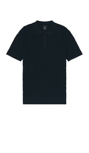 Plaited Diamond Polo in Blue. - size L (also in M, S, XL/1X) - Club Monaco - Modalova