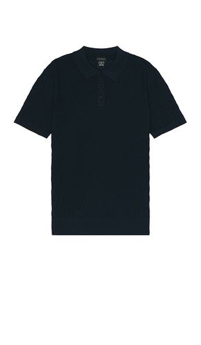 Plaited Diamond Polo in Blue. - size L (also in S, XL/1X) - Club Monaco - Modalova