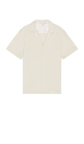 Jacquard Toweling Shirt in Beige. - size M (also in S, XL/1X) - Club Monaco - Modalova