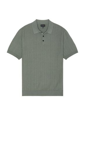 Short Sleeve Texture Polo in Sage. - size L (also in XL/1X) - Club Monaco - Modalova