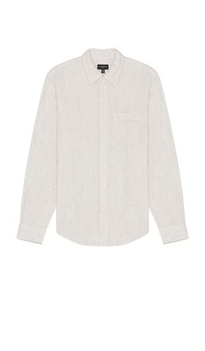 Long Sleeve Lightweight Double Face Shirt in Ivory. - size M (also in S, XL/1X) - Club Monaco - Modalova