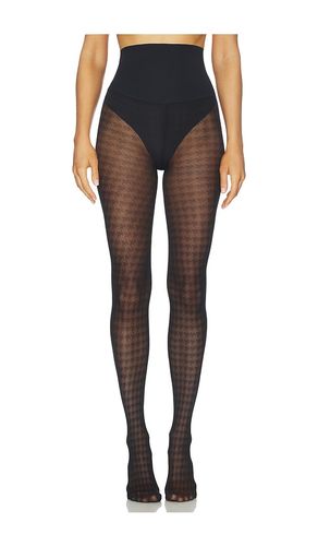 Houndstooth Sheer Tights in . Size L. Also in M, XL - Commando - Modalova