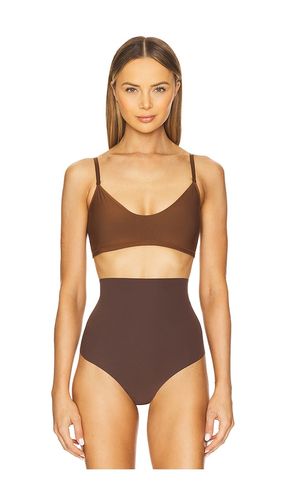 Butter Bralette in Chocolate. - size L (also in S, XL, XS) - Commando - Modalova