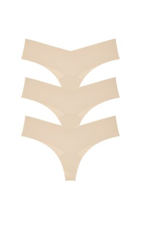 Invisible Rib Thong 3-pack in Nude - Commando - Modalova