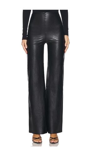 Faux Leather Wide Leg Pant in . - size L (also in M, S, XL) - Commando - Modalova