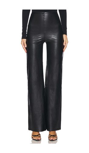 Faux Leather Wide Leg Pant in . Taglia M, S, XL - Commando - Modalova