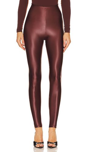 Legging metalizado mate en color rojo ladrillo talla L en - Brick. Talla L (también en M, S, XL, XS) - Commando - Modalova