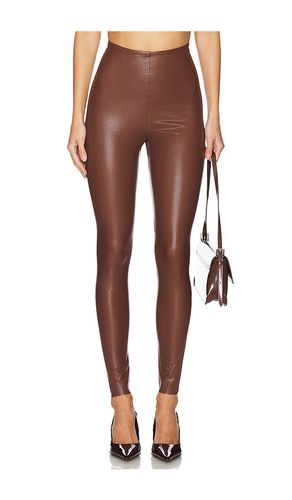 Faux Leather Legging in Brown. - size L (also in M) - Commando - Modalova