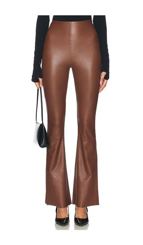 Faux Leather Flare Legging in . Taglia S - Commando - Modalova