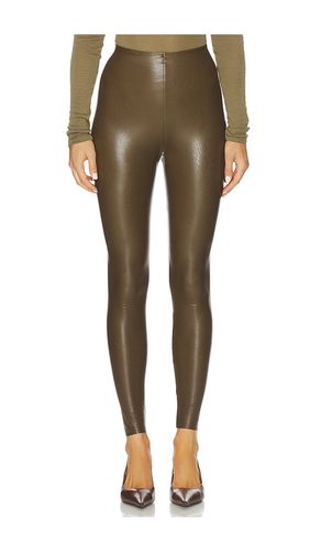 Faux Leather Legging in Dark Green. - size L (also in M, S, XL, XS) - Commando - Modalova