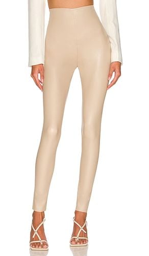 Faux Leather Legging in Nude. - size L (also in M, S, XL) - Commando - Modalova