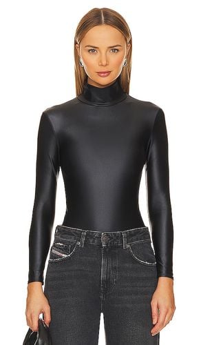 Matte Metallic Bodysuit in Black. - size L (also in M, S, XL) - Commando - Modalova