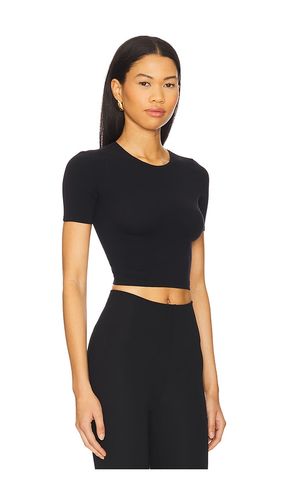 Ballet Body Cropped Crewneck Tee in - Commando - Modalova