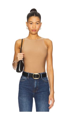 Butter Crewneck Tank Bodysuit in Brown. - size L (also in M, S, XL, XS) - Commando - Modalova