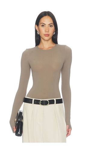 Ballet crewneck bodysuit en color taupe talla all - Commando - Modalova