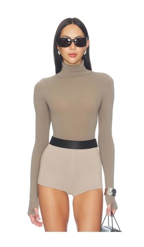 Ballet Turtleneck Bodysuit in - Commando - Modalova