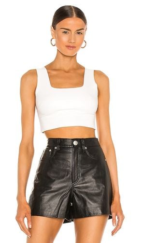 Faux Leather Crop Top in . - size L (also in M) - Commando - Modalova