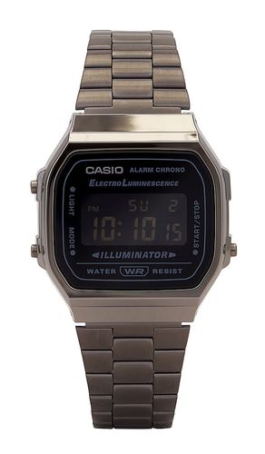 Vintage A168 Series Watch in Metallic Silver - Casio - Modalova