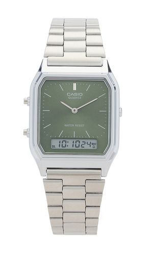 Casio UHR AQ230 in Metallic Silver - Casio - Modalova