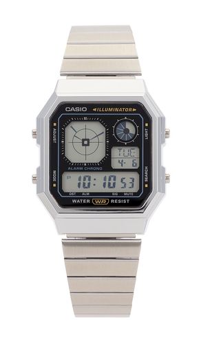 Reloj a130 en color plateado metálico talla all - Casio - Modalova
