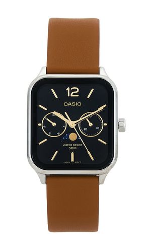 Moon phase watch in color metallic silver size all - Casio - Modalova