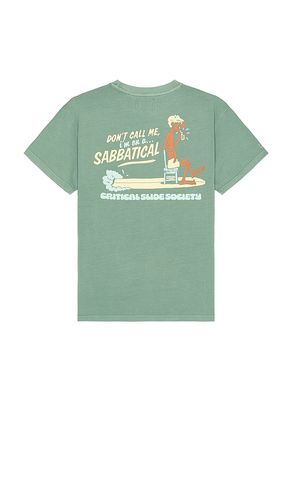 Sabbatical Tee in Green. - size L (also in M, S, XL/1X) - Critical Slide - Modalova
