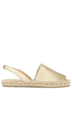 Paulina Espadrille in Metallic Gold. - size 36 (also in 37, 38, 39, 40) - Castaner - Modalova