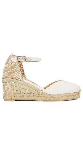 Chiarita Wedge in Cream. - size 39 (also in 41) - Castaner - Modalova