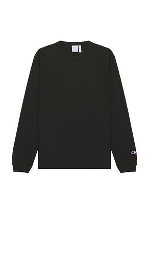 USA Long Sleeve Pocket Tee in . - size L (also in M) - Champion - Modalova