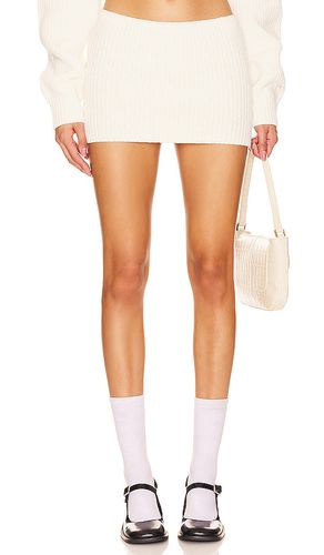 X DANIELLE GUIZIO Rib Knit Mini Skirt in Cream. - size XL (also in L) - Champion - Modalova