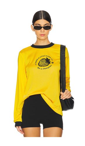 X Guizio Warm-up Long Sleeve Tee in Yellow. - size L (also in M, S, XL, XS) - Champion - Modalova