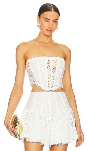 Sting Bustier Top in White. - size L (also in M, S) - Charo Ruiz Ibiza - Modalova