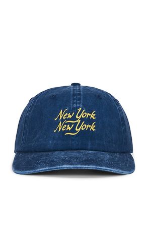 Corridor Washed Script Hat in Blue - Corridor - Modalova